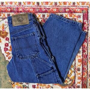 Kids Vintage Eddie Bauer Carpenter Cargo Straight Leg Jeans